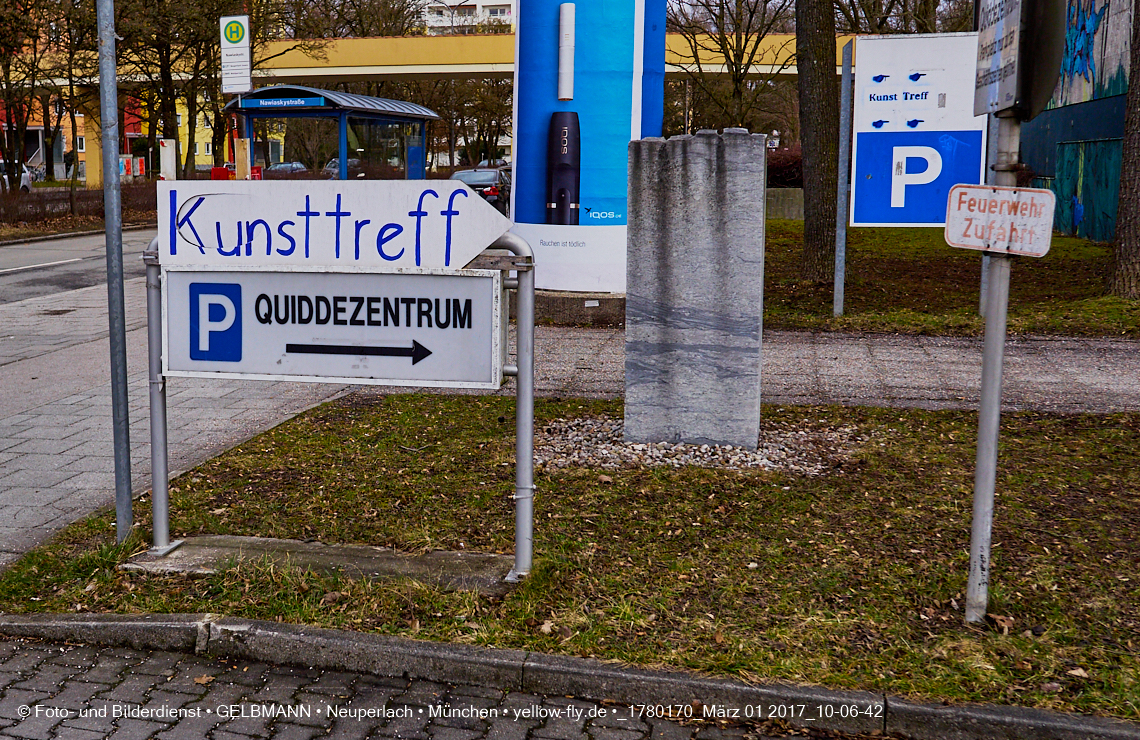 01.03.2017 - die Abrissbaustelle Quiddezentrum in Neuperlach